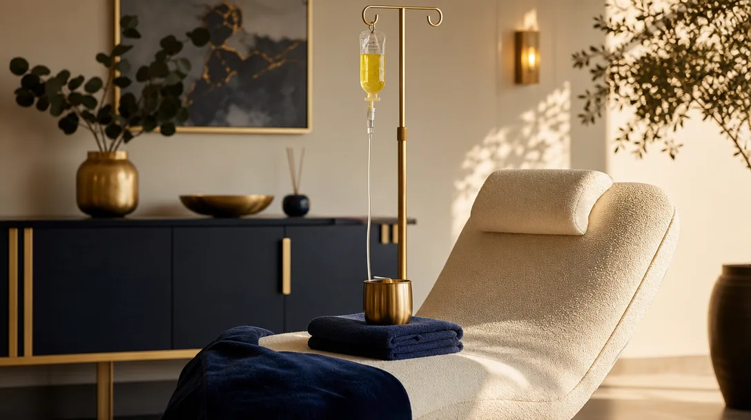 A refined recovery and energy infusion suite at Oshun in Kingston, Jamaica